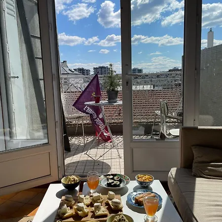 2 Bedrooms Flat In The Center Of With Terrasse And Incredible View Parigi